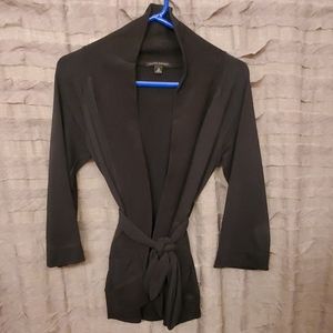 Banana Republic Belted Black Sweatshirt